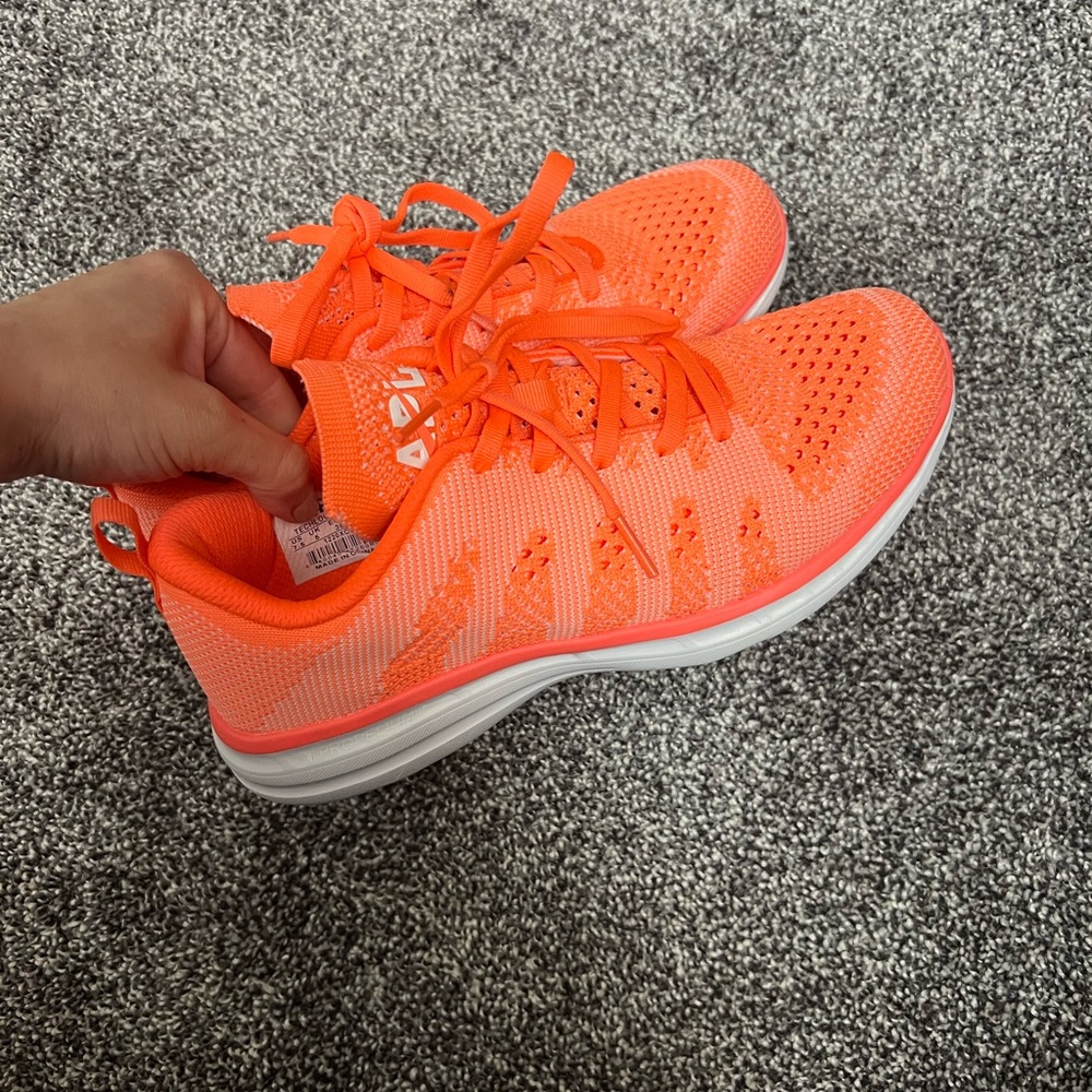 Womens APL. Size 7.5 orange